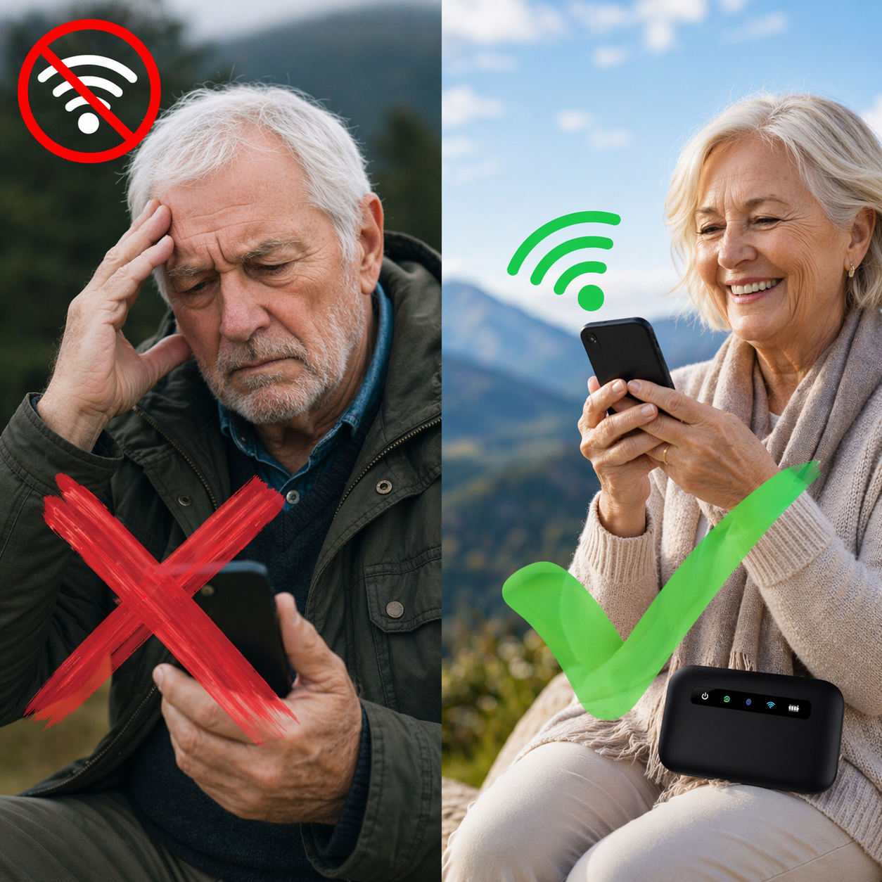 Comparaison avant / après NetGlobeX